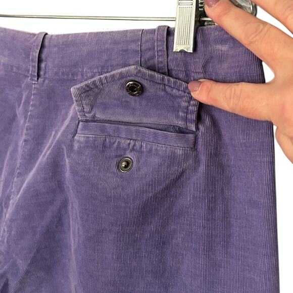 Lands’ End Woman's Micro Corduroy Boot-Cut Pant Size 14 Purple Classic Soft - Picture 5 of 8